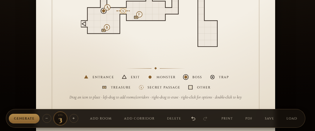 NEW! RPG Dungeon Map Generator